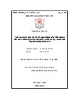 THỰC TRẠNG và một số yếu tố ẢNH HƯỞNG đến TIÊM CHỦNG đầy đủ và ĐÚNG LỊCH của TRẺ dưới 1 TUỔI tại THỊ xã CHÍ LINH TỈNH hải DƯƠNG năm 2015 