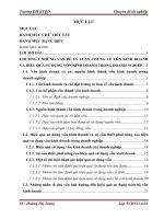 THỰC TRẠNG vốn KINH DOANH và HIỆU QUẢ sử DỤNG vốn KINH DOANH của CÔNG TY cổ PHẦN đầu tư xây DỰNG và PHÁT TRIỂN bắc VIỆT 