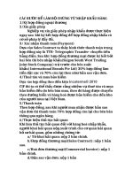 CÁC BƯỚC để LÀM BỘ CHỨNG TỪ NHẬP KHẨU HÀNG