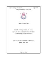 NGHIÊN cứu đặc điểm lâm SÀNG, cận lâm SÀNG hẹp THỰC QUẢN ở TRẺ EM tại BỆNH VIỆN NHI TRUNG ƯƠNG 