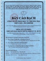 Bản cáo bạch - Công ty Cổ phần Đầu tư Thương mại Thủy Sản