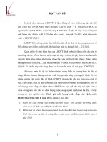 Luận văn chất lượng cuộc sống của bệnh nhân loét dạ dày tá tràng được điều trị tại bệnh viện E