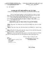 Nghị quyết Hội đồng Quản trị ngày 11-12-2009 - Công ty Cổ phần Sách Giáo dục tại Tp.Hà Nội