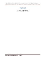 Thuyết minh đồ án chung cu  kỹ sư xây dựng