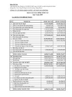 Báo cáo tài chính quý 4 năm 2009 - Công ty Cổ phần Điện nước Lắp máy Hải Phòng