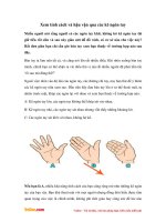 Xem tính cách và hậu vận qua các kẽ ngón tay