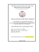 THỂ CHẾ KINH tế   đổi mới THỂ CHẾ KINH tế và sự LIÊN QUAN đến TÍNH MINH BẠCH của CHÍNH QUYỀN   và QUYỀN THAM GIA của NGƯỜI dân 