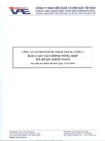 Báo cáo tài chính năm 2014 (đã kiểm toán) - Công ty Cổ phần Dược phẩm Trung ương 3