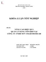 Luận văn nâng cao hiệu quả quản lý hàng tồn kho tại công ty TNHH MTV smartdoor 168 