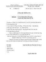 Nghị quyết Hội đồng Quản trị - Công ty Cổ phần Quản lý và Xây dựng Đường bộ 26