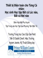 Thiết bị Điện toán cho Từng Cá nhân:Học sinh Học tập Bất cứ Lúc nào,Bất cứ Nơi nào