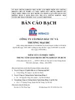 Bản cáo bạch - Công ty Cổ phần Đầu tư và Thương mại DIC