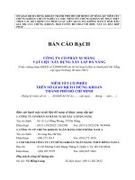 Bản cáo bạch - Công ty Cổ phần VICEM Vật liệu Xây dựng Đà Nẵng
