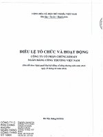 Bản điều lệ - Công ty cổ phần Chứng khoán Ngân hàng Công thương Việt Nam
