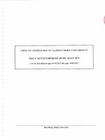 Báo cáo tài chính quý 2 năm 2012 (đã soát xét) - Công ty cổ phần Đầu tư và Phát triển Cảng Đình Vũ