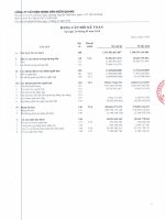 Báo cáo tài chính công ty mẹ quý 3 năm 2010 - Công ty Cổ phần Bóng đèn Điện Quang