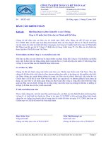 Báo cáo tài chính năm 2009 (đã kiểm toán) - Công ty Cổ phần Sách Giáo dục tại Tp. Đà Nẵng