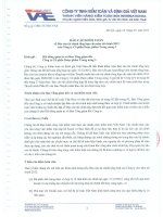 Báo cáo tài chính năm 2012 (đã kiểm toán) - Công ty Cổ phần Dược phẩm Trung ương 3