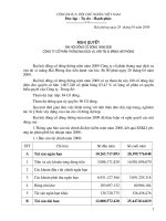 Nghị quyết đại hội cổ đông ngày 28-04-2009 - Công ty Cổ phần Thương mại Dịch vụ Vận tải Xi măng Hải Phòng