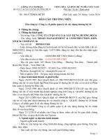 Báo cáo thường niên năm 2013 - Công ty Cổ phần Quản lý và Xây dựng Đường bộ 26