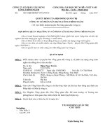 Nghị quyết Hội đồng Quản trị ngày 01-08-2011 - Công ty Cổ phần Xây dựng Công trình ngầm