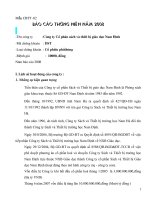 Báo cáo thường niên năm 2008 - Công ty Cổ phần Sách và Thiết bị giáo dục Nam Định