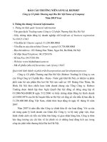 Báo cáo thường niên năm 2015 - Công ty Cổ phần Thương mại Bia Hà Nội