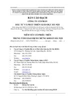 Bản cáo bạch - Công ty Cổ phần Đầu tư và Phát triển giáo dục Hà Nội