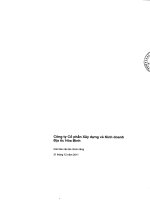 Báo cáo tài chính công ty mẹ năm 2011 (đã kiểm toán) - Công ty cổ phần Xây dựng và Kinh doanh Địa ốc Hoà Bình