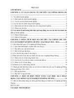 Phân tích một số chỉ tiêu tài chính chủ yếu và biện pháp nâng cao hiệu quả hoạt động tài chính của xí nghiệp gỗ đông dương 