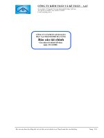 Báo cáo tài chính năm 2006 (đã kiểm toán) - Công ty Cổ phần Sách Giáo dục tại Tp. Đà Nẵng