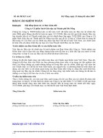 Báo cáo tài chính năm 2008 (đã kiểm toán) - Công ty Cổ phần Sách Giáo dục tại Tp. Đà Nẵng