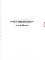 Báo cáo tài chính năm 2015 (đã kiểm toán) - CTCP Suất ăn công nghiệp Atesco