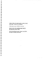 Báo cáo tài chính hợp nhất quý 3 năm 2009 (đã soát xét) - Tổng Công ty Phân bón và Hóa chất Dầu khí-CTCP