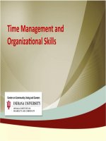 Time Management and Organizational Skills