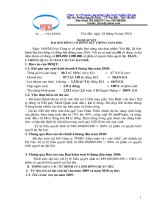 Nghị quyết đại hội cổ đông ngày 18-9-2010 - Công ty Cổ phần Lâm Nông sản Thực phẩm Yên Bái