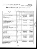 Báo cáo tài chính hợp nhất quý 4 năm 2010 - Tổng Công ty Phân bón và Hóa chất Dầu khí-CTCP