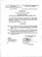 Nghị quyết Hội đồng Quản trị ngày 25-8-2011 - Tổng Công ty Phân bón và Hóa chất Dầu khí-CTCP