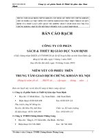 Bản cáo bạch - Công ty Cổ phần Sách và Thiết bị giáo dục Nam Định