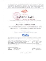 Bản cáo bạch - Công ty Cổ phần Tập đoàn Hà Đô