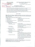 Nghị quyết đại hội cổ đông ngày 12-01-2011 - Công ty Cổ phần Tập đoàn Hapaco