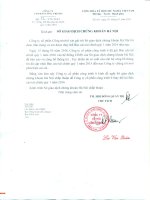 Báo cáo tài chính công ty mẹ quý 1 năm 2016 - Công ty Cổ phần Công trình 6