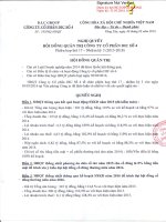 Nghị quyết Hội đồng Quản trị - Công ty Cổ phần DIC số 4