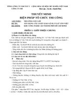 Thuyet minh bien phap thi cong cau vuot le van viet