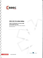 Báo cáo tài chính công ty mẹ quý 2 năm 2015 (đã soát xét) - Công ty Cổ phần Đầu tư và Phát triển Doanh nghiệp Việt Nam