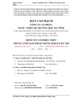 Bản cáo bạch - Công ty Cổ phần Sách - Thiết bị trường học Hà Tĩnh