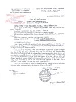 Nghị quyết Hội đồng Quản trị ngày 18-3-2011 - Tổng Công ty Cổ phần Đầu tư Phát triển Xây dựng