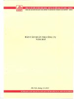 Báo cáo tình hình quản trị công ty - CTCP Tư vấn công nghệ, thiết bị và kiểm định xây dựng - CONINCO