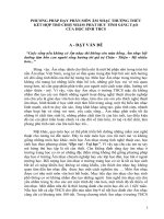 SKKN: Phương pháp dạy phân môn Âm nhạc thường thức kết hợp trò chơi