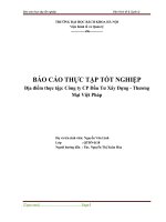 Phân tích hoạt động kinh doanh của công ty CP đầu tư xây dựng – thương mại việt pháp 